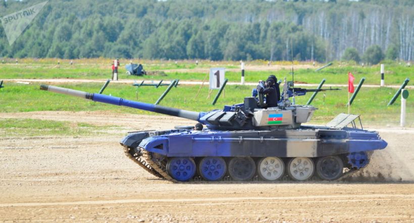 Азербайджанские танкисты в конкурсе «Танковый биатлон» с точностью уничтожили цели -  ВИДЕО