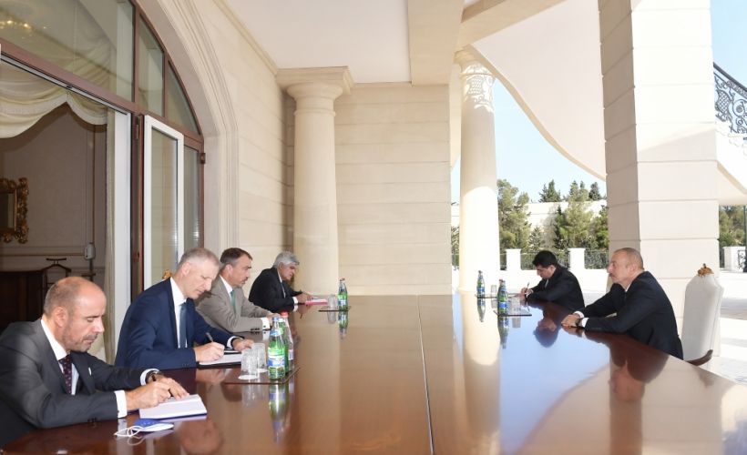 Президент Ильхам Алиев принял специального представителя Европейского Союза по Южному Кавказу