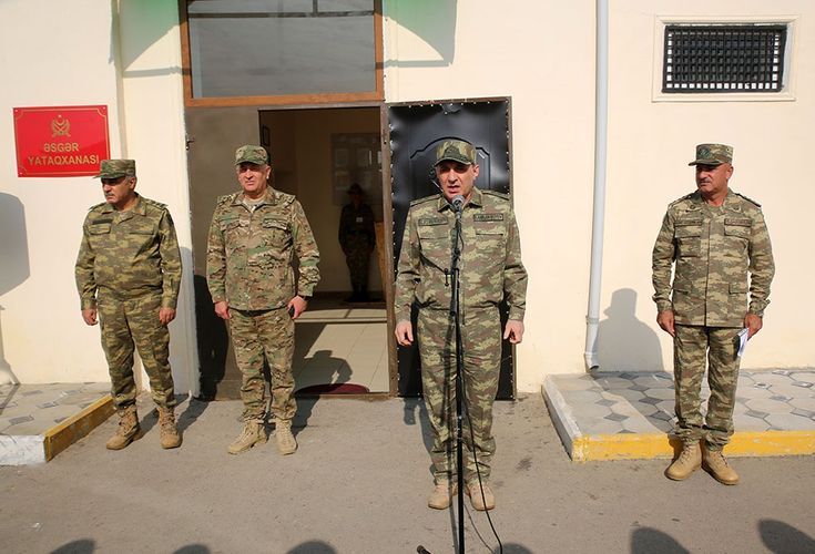 Azerbaijan's Prosecutor General and Military Prosecutor visit military units in the frontline zone