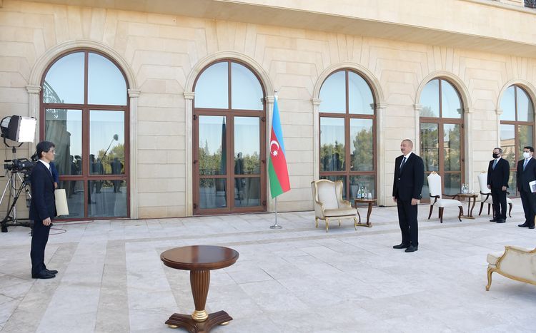 President Ilham Aliyev accepts credentials of newly appointed Japanese ambassador to Azerbaijan