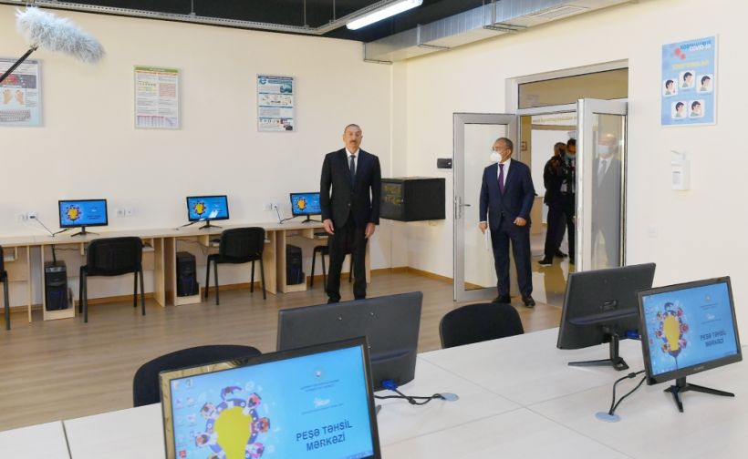 Vocational Education Center opened at Sumgayit Chemical Industry Park  President Ilham Aliyev attended the inauguration