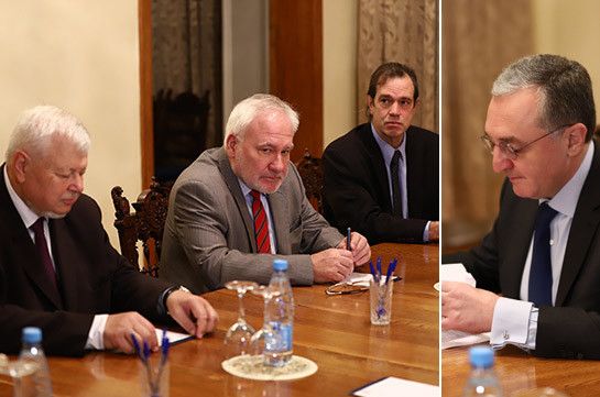 ATƏT-in Minsk Qrupunun həmsədrləri ilə Ermənistanın xarici işlər nazirinin görüşü başlayıb
