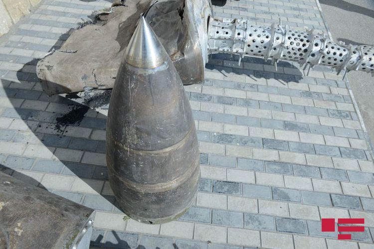 Ermənistanın Azərbaycana qarşı istifadə etdiyi “İsgəndər” raketlərinin qalıqları  FOTO