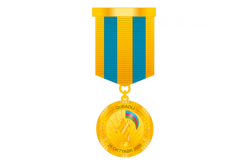 Hərbi qulluqçular “Qubadlının azad olunmasına görə” medalı ilə təltif edilib