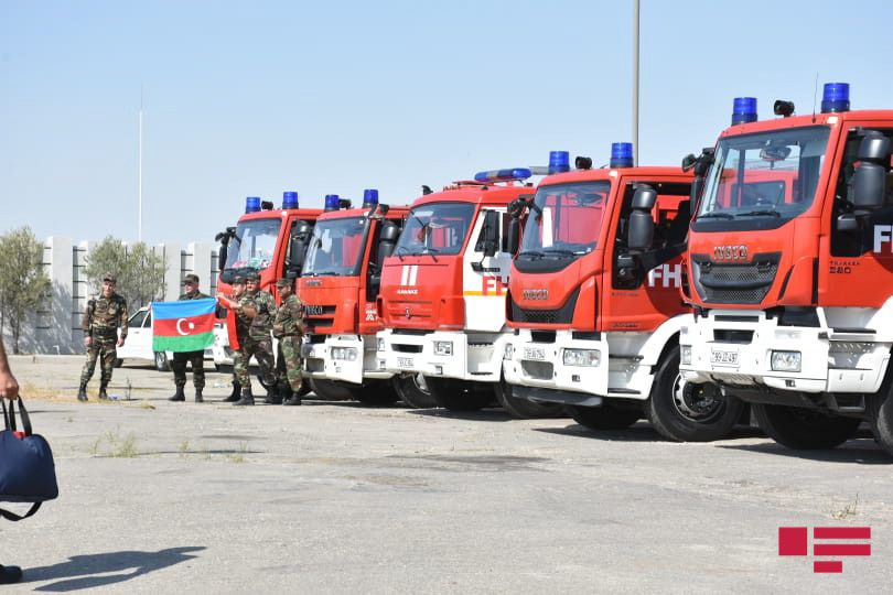 FHN-in yanğın-xilasetmə qüvvələrinin növbəti qrupu Türkiyəyə yola düşüb 