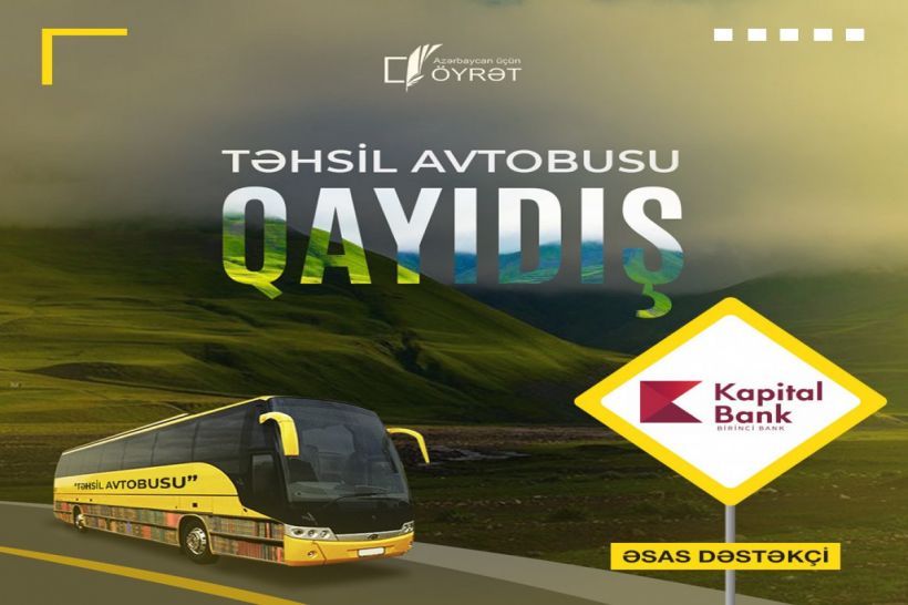 "Kapital Bank"ın "Təhsil avtobusu": məqsəd və vəzifələr