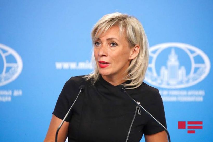 Zaxarova: “Minsk qrupu üçlüyünün işinə ziyan vurulub”