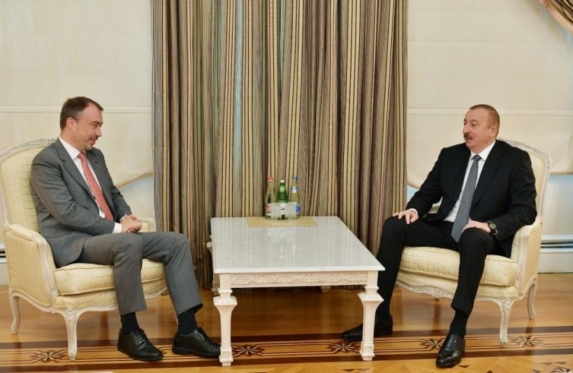Azərbaycan Prezidenti Toivo Klaarı qəbul edib