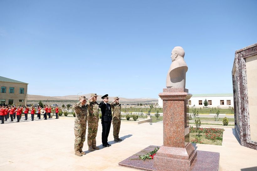 “N” hərbi hissəsində “Heydər Əliyev İli” ilə bağlı tədbir keçirilib