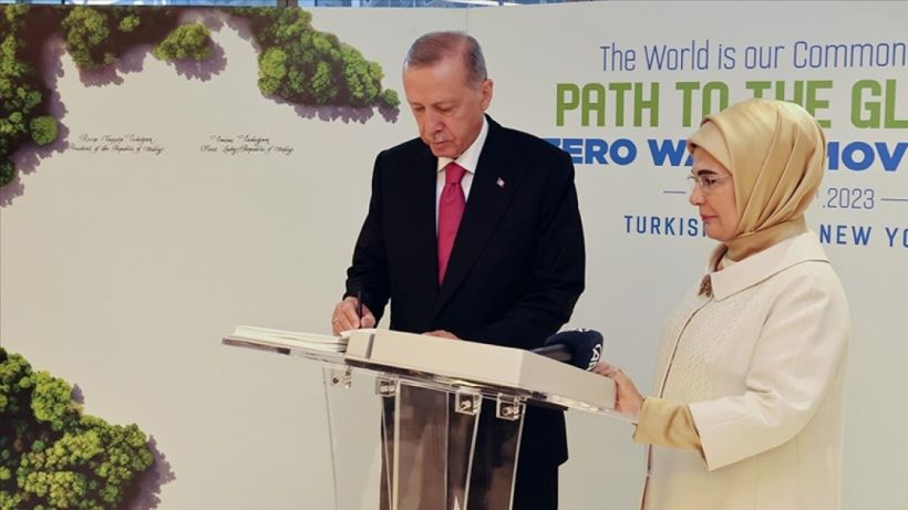 Türkiyə Prezidenti Ərdoğan Nyu-Yorkda Qlobal Sıfır Tullantı Bəyannaməsini imzalayıb