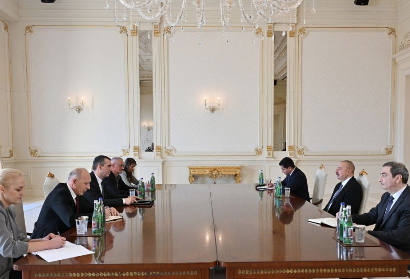 Azərbaycan Prezidenti İlham Əliyev Serbiya Milli Assambleyasının sədrini qəbul edib