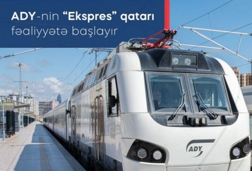 Sabahdan Bakı-Sumqayıt-Bakı “Ekspres” qatarı fəaliyyətə başlayır