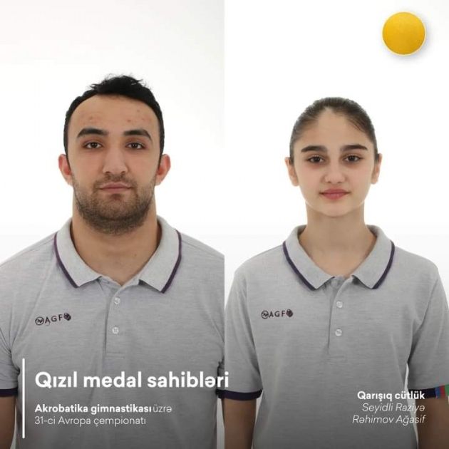 Azərbaycan akrobatları Avropa çempionatında iki qızıl medal qazanıblar