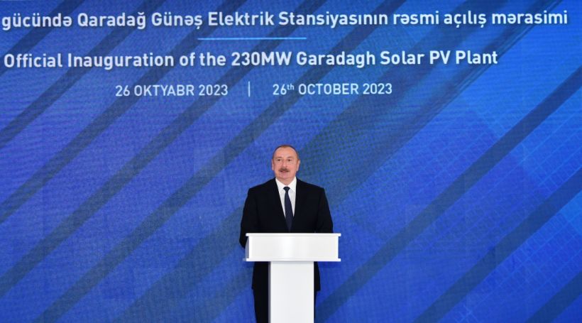 Azərbaycan Prezidenti: Növbəti illərdə biz milli enerji şəbəkəmizi gücləndirəcək dövlət proqramını icra etməyi planlaşdırırıq