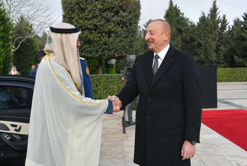 Birləşmiş Ərəb Əmirliklərinin Prezidenti Şeyx Məhəmməd bin Zayed Əl Nəhyanın rəsmi qarşılanma mərasimi olub