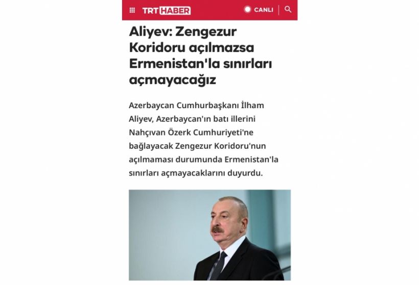 Prezident İlham Əliyevin yerli televiziya kanallarına müsahibəsi Türkiyə mediasında geniş işıqlandırılıb