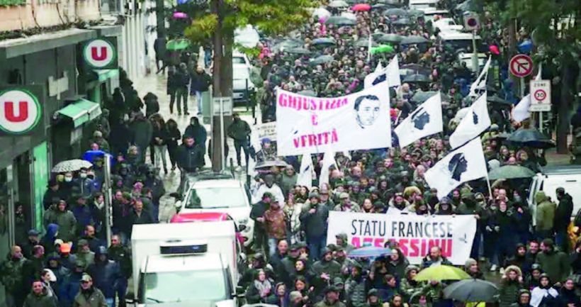 Fransa Korsika azadlıq hərəkatını beşiyində boğur