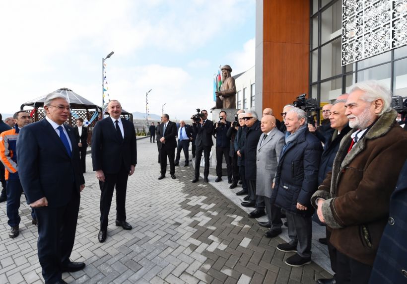 Prezident İlham Əliyev: Yaradıcılıq Mərkəzi həm də Qazaxıstan ilə Azərbaycan arasında dostluq və qardaşlıq mərkəzi olacaq