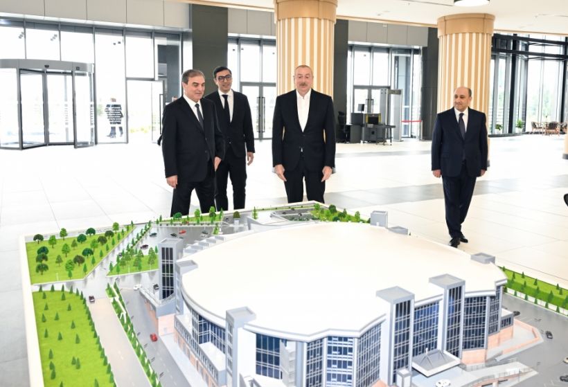 Prezident İlham Əliyev Gəncə İdman Sarayının açılışında iştirak edib YENİLƏNƏCƏK