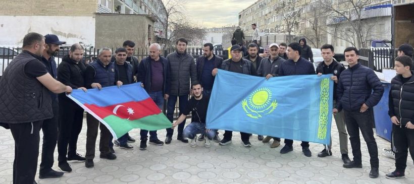 Azərbaycan diasporu Qazaxıstanda yardım kampaniyasında iştirak edir