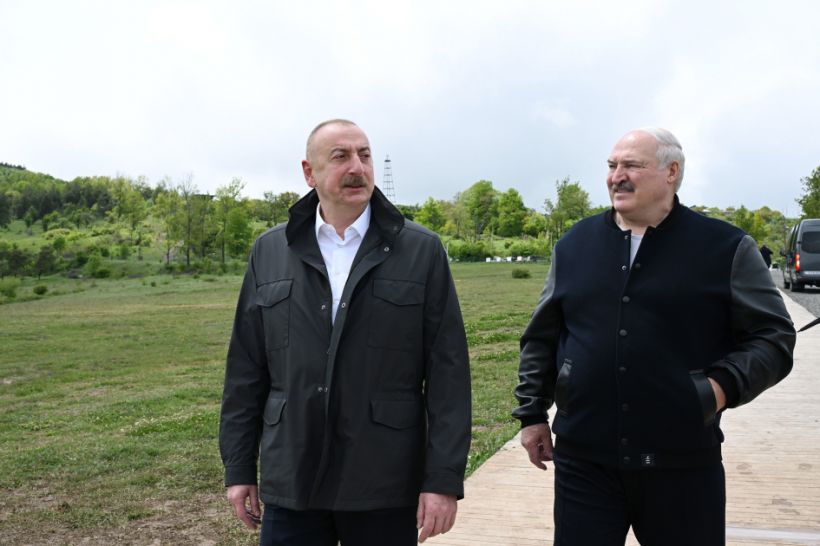 Prezident İlham Əliyev və Prezident Aleksandr Lukaşenko Cıdır düzündə olublar YENİLƏNİB