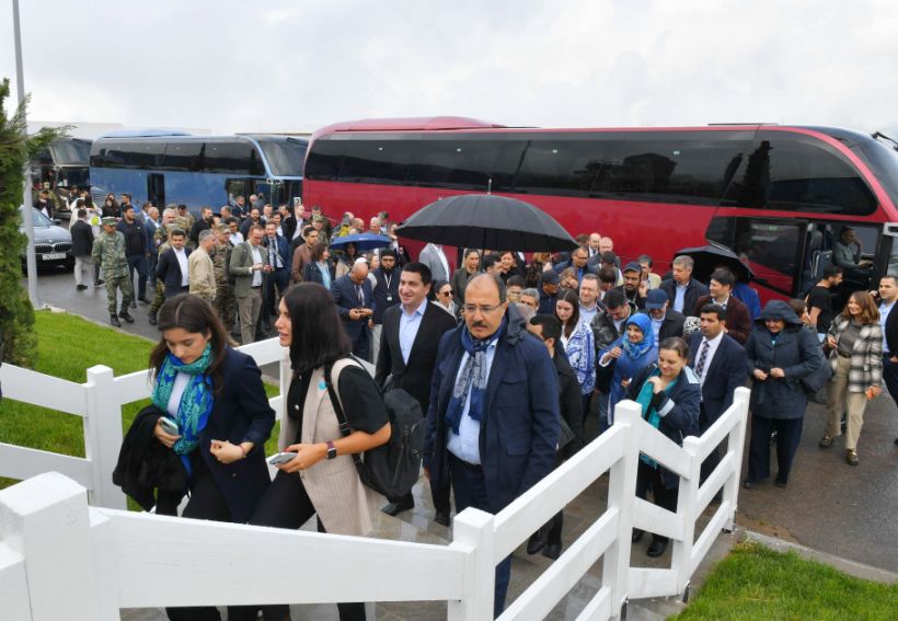 Azərbaycanda akkreditə olunmuş diplomatik korpus üzvlərinin Laçın şəhərinə səfəri başa çatıb