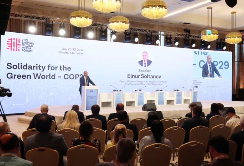 Şuşa Forumunda “Yaşıl dünya naminə həmrəylik - COP29” adlı təqdimat keçirilib