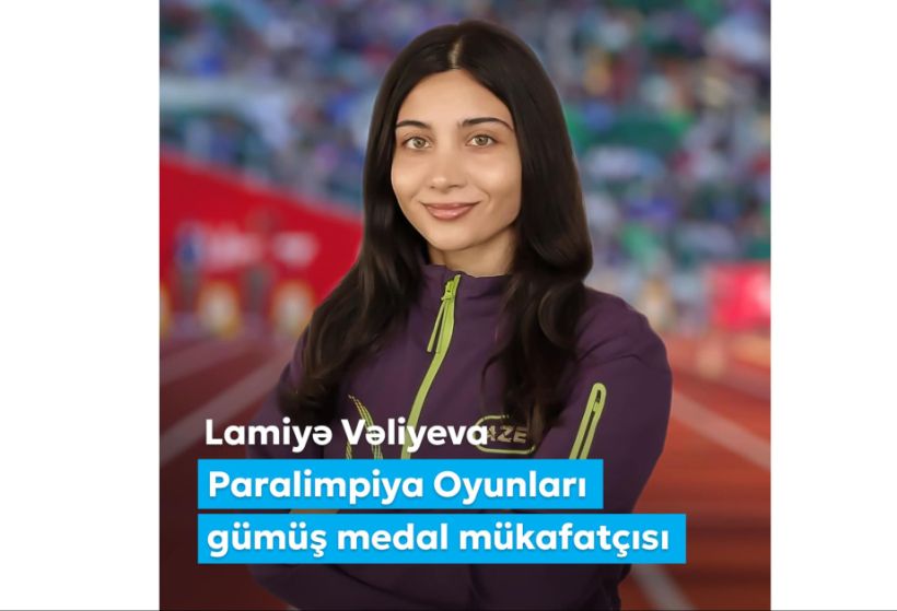 Birinci vitse-prezident Mehriban Əliyeva Paralimpiya Oyunlarında gümüş medal qazanan Lamiyə Vəliyevanı təbrik edib