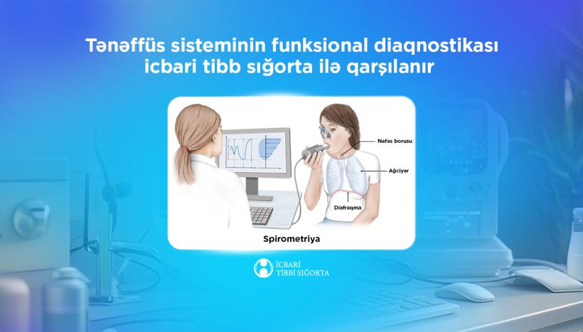 Tənəffüs sisteminin funksional diaqnostikası icbari tibb sığorta ilə qarşılanır