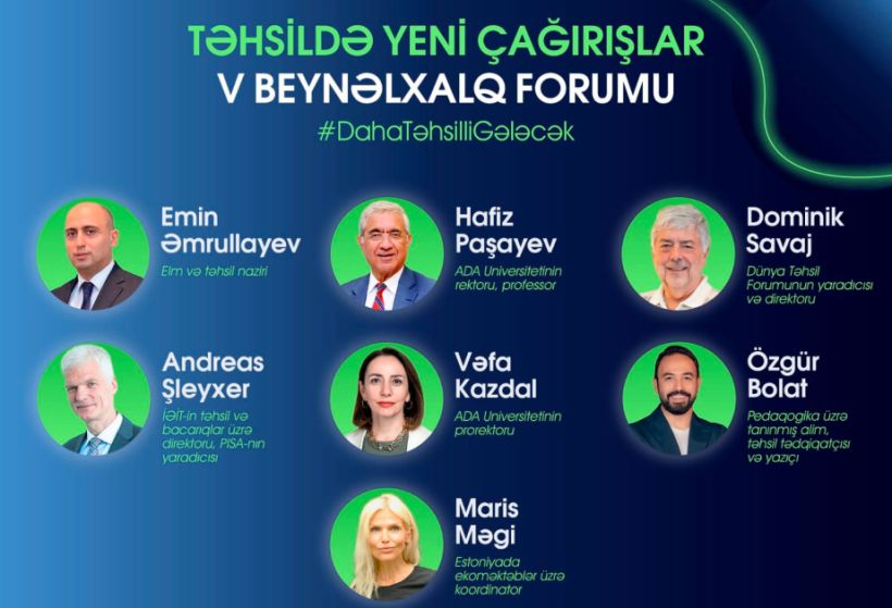 Təhsildə Yeni Çağırışlar V Beynəlxalq Forumu keçiriləcək